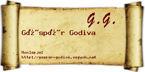 Gáspár Godiva névjegykártya
